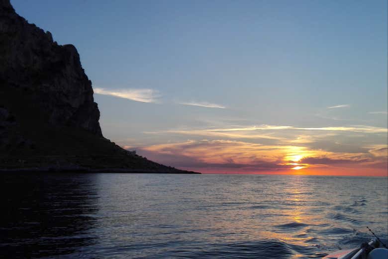 Entardecer em Capo Gallo