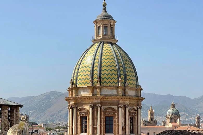 The dome of San Giuseppe Church