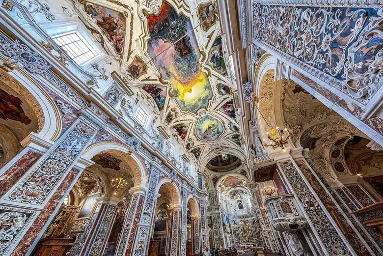 Walk in awe through the Church of the Gesù