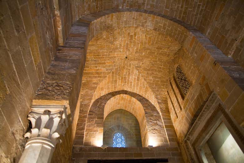 All'interno del Palazzo Reale di Palermo