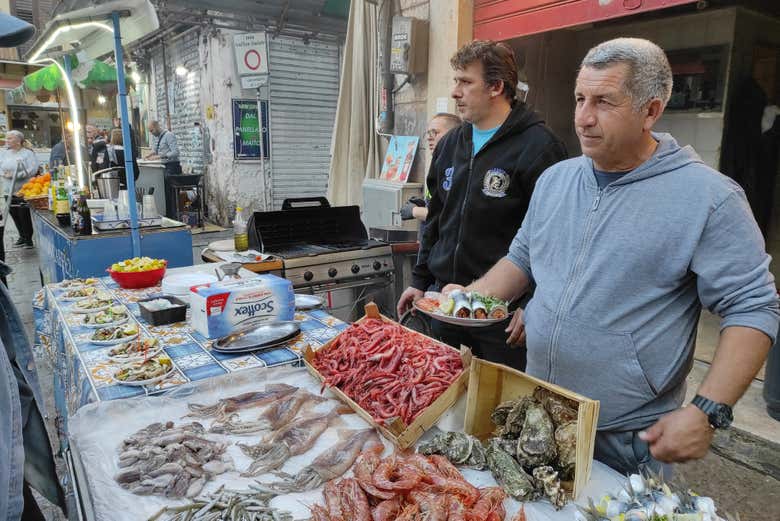 Walk around the Vucciria market