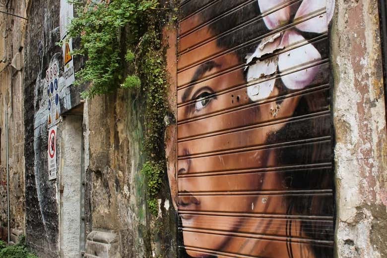 Street art na Piazza Garraffello