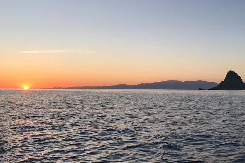 Cores do pôr do sol