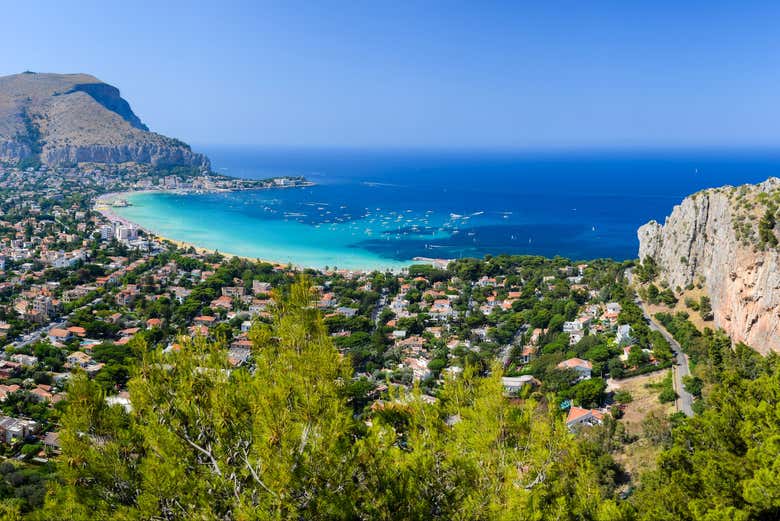Vista panorámica desde el Monte Pellegrino