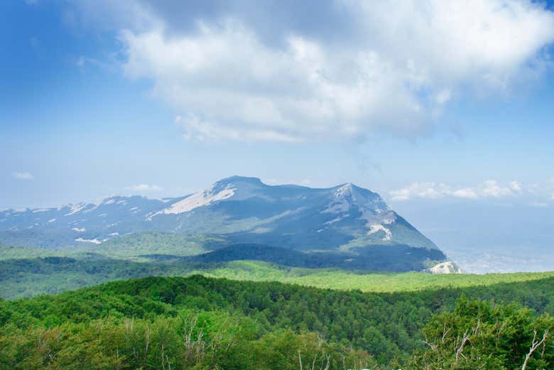 Panoramica del Parco Nazionale del Cilento