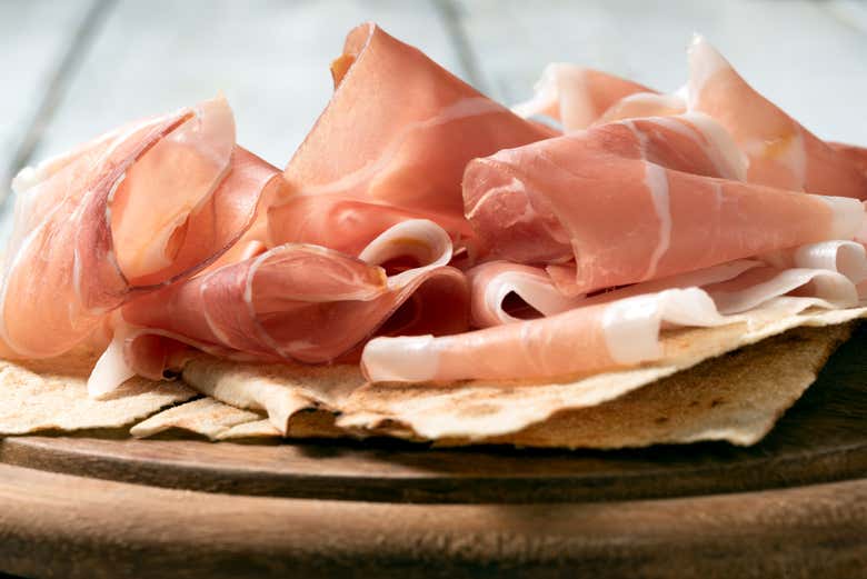 El famoso jamón de Parma