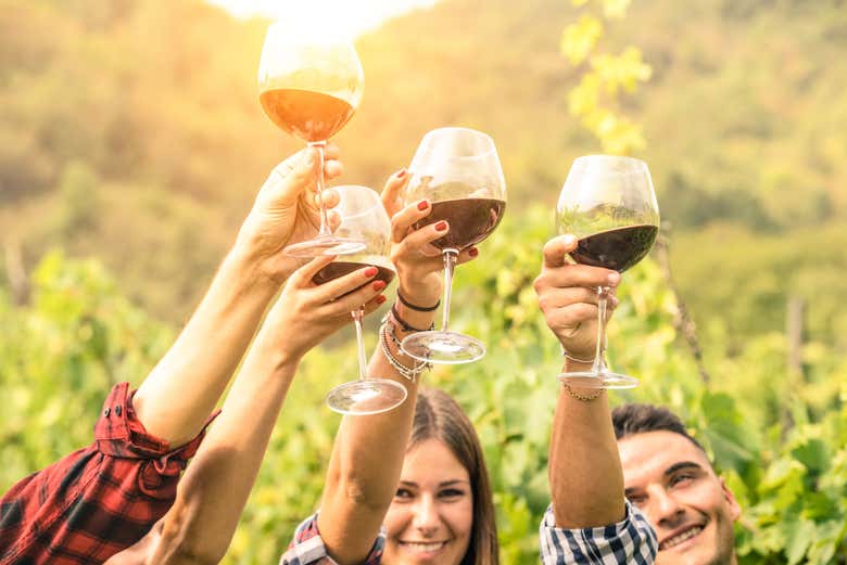 Un toast pour les vignobles