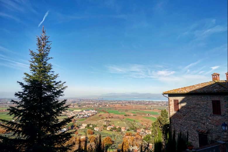 Vista sui dintorni di Panicale 