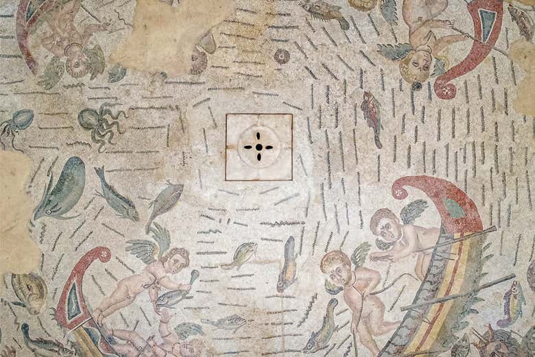 Suelo de mosaico