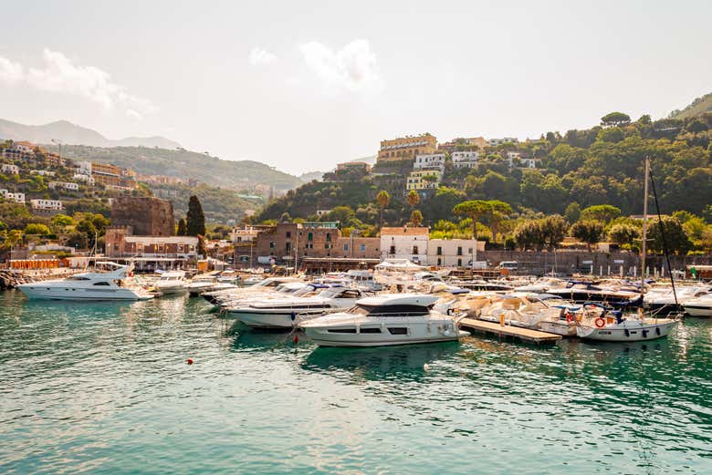 Barcos cerca de Vico Equense