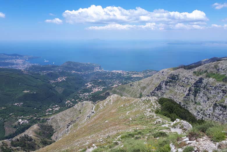 Ruta de senderismo por el monte Faito