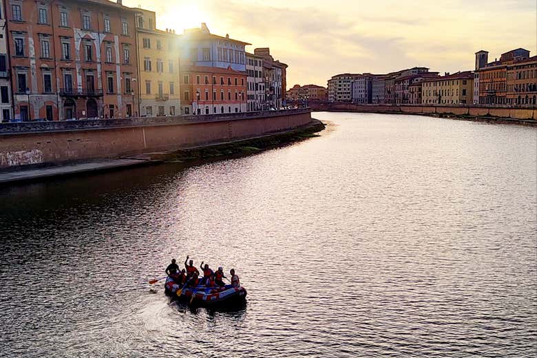 Float along the Arno River