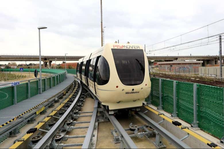 El tren en movimiento