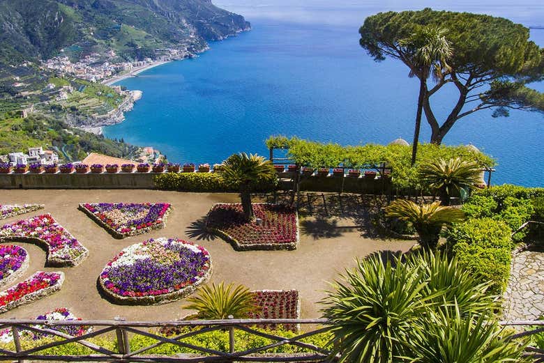 Vue sur la Villa Rufolo