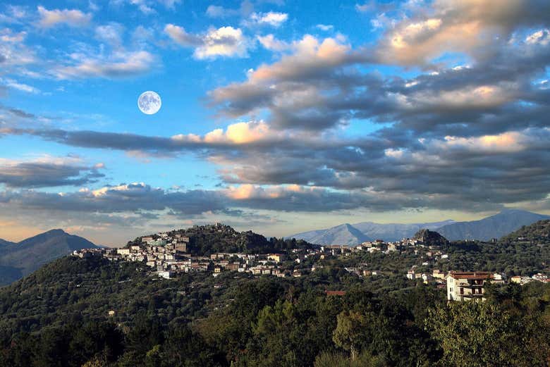 Vue sur Roccagloriosa