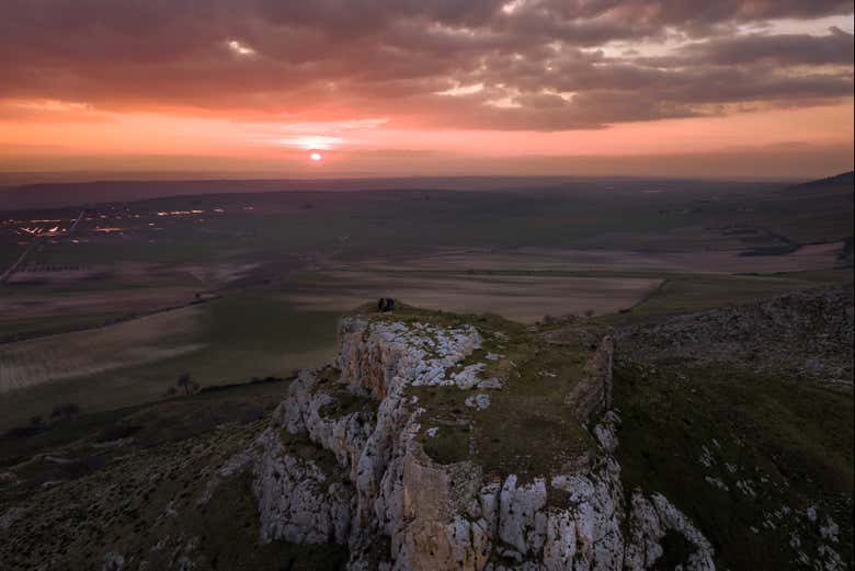 Sunset on the Rocca del Garagnone
