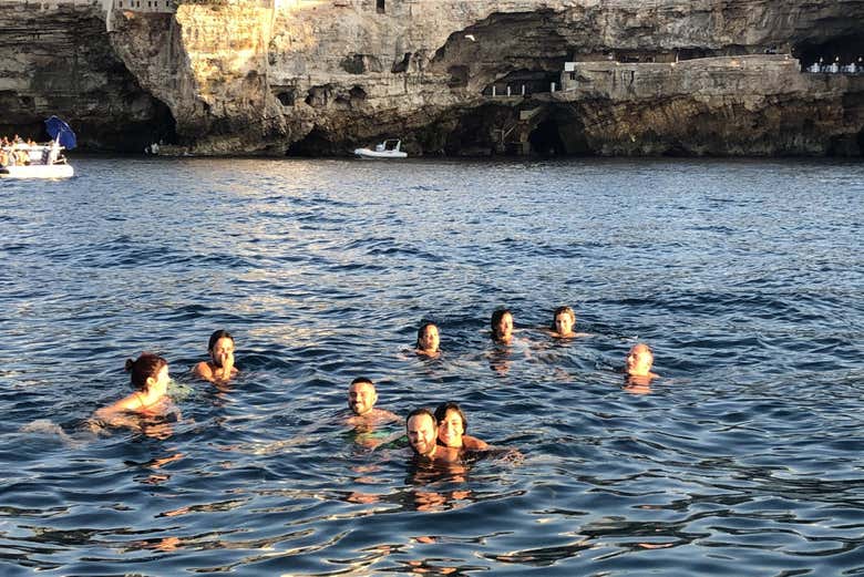 Baignade dans la mer Adriatique