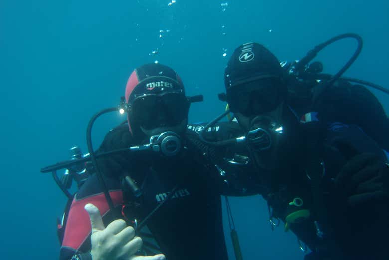 Diving in Polignano a Mare