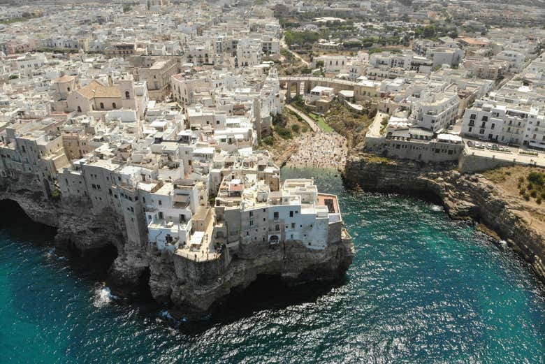 Vista de Polignano a Mare