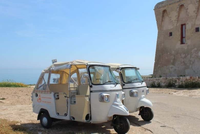 Tuk tuk pronto para a atividade