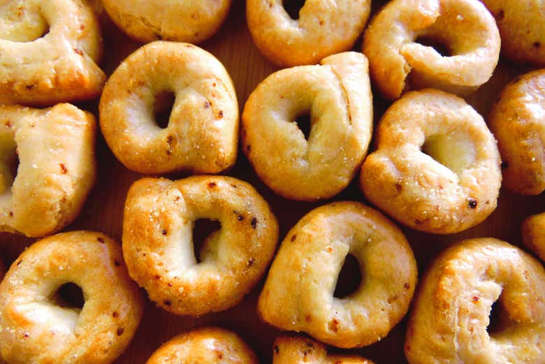 Taralli typiques de la région