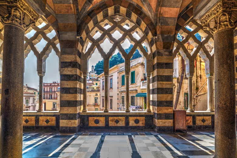 Vue de la cathédrale d'Amalfi