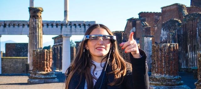 Visita a Pompeya con gafas de realidad aumentada