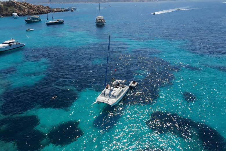 Disfrutaréis de un día navegando en la Maddalena