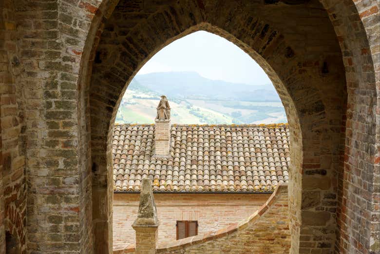 Beautiful arches in Moresco