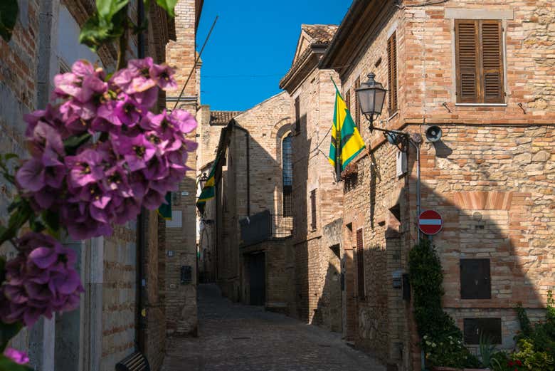 Recorriendo las estrechas callejuelas de Torre di Palme