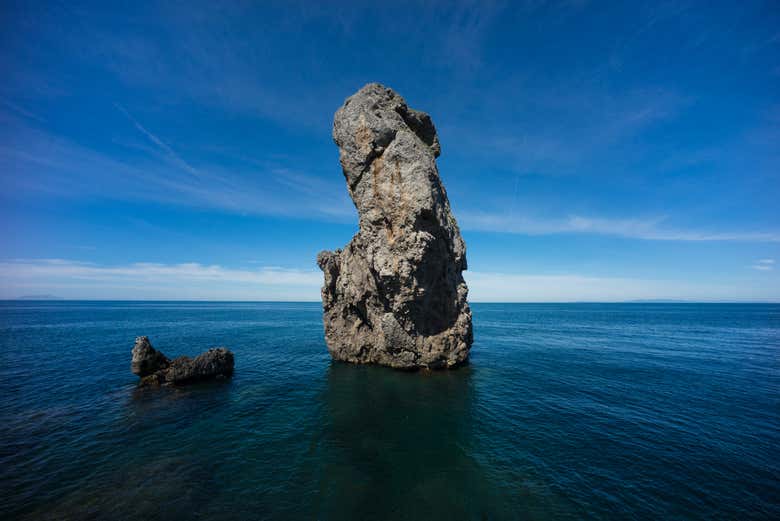 Navegando por los alrededores de la isla de Giglio