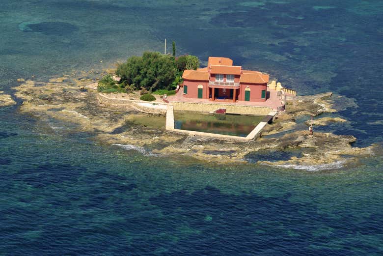 A small island we'll see during the boat trip