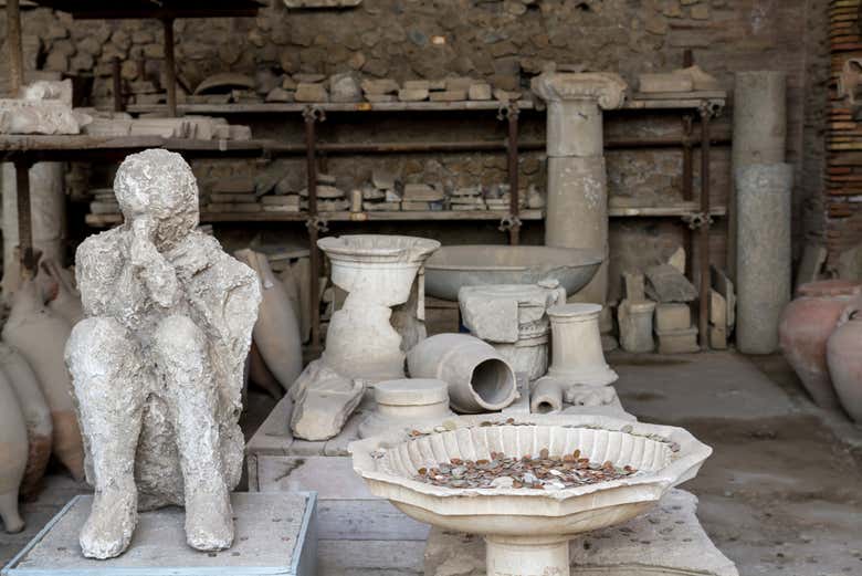 Taller antiguo en Pompeya