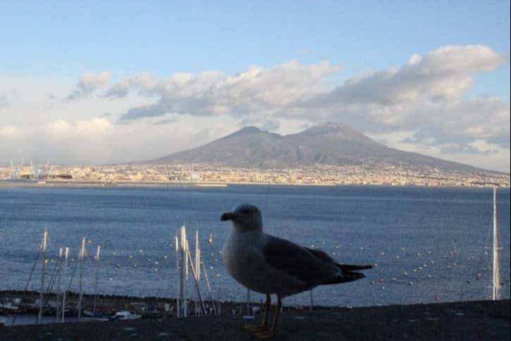 Vista del monte Vesubio