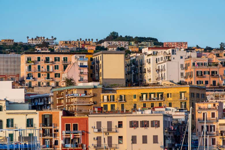 Os edifícios de Pozzuoli