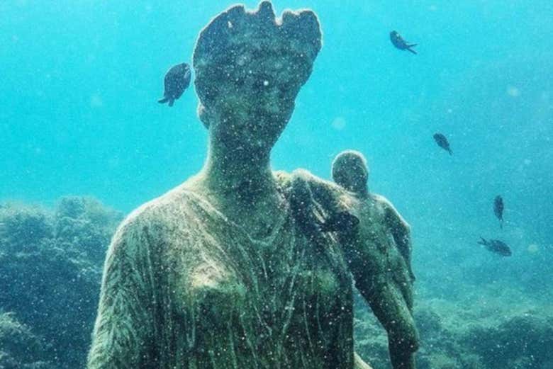 Fond marin du Parc submergé de Baïe 