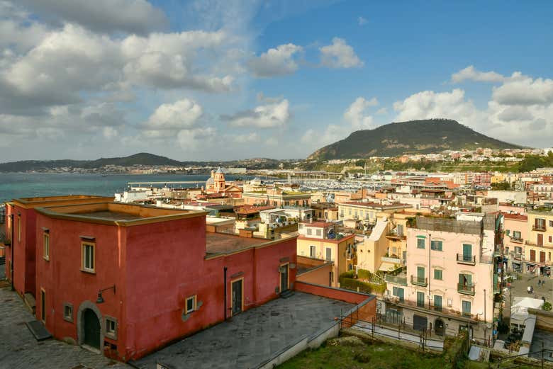 Vista panorâmica de Pozzuoli