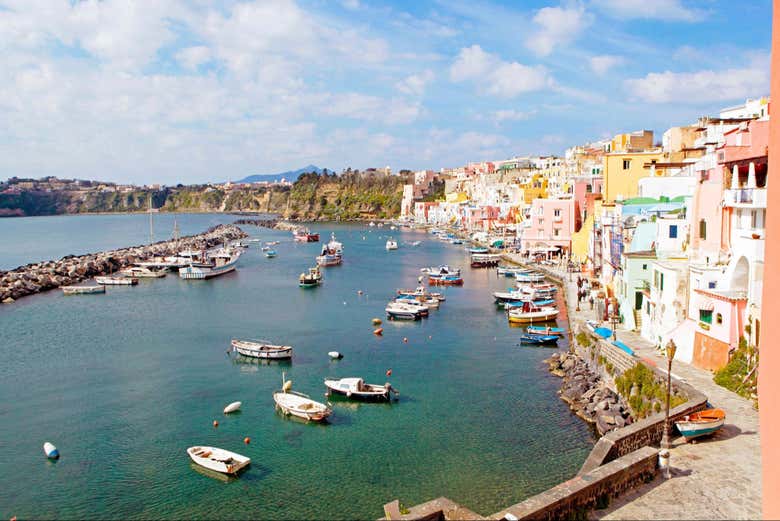Vue panoramique sur Procida