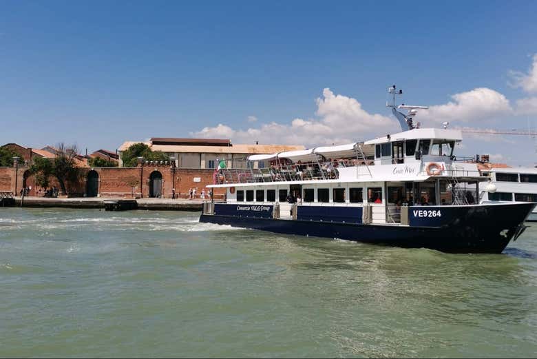 Partindo de Punta Sabbioni