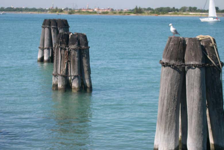 As paisagens durante a viagem a Veneza