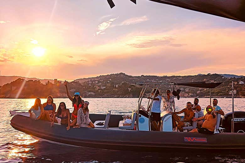 Atardecer en Portofino