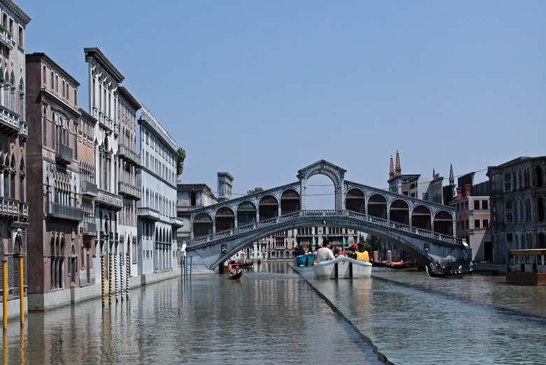 Riproduzione in miniatura del Canal Grande di Venezia