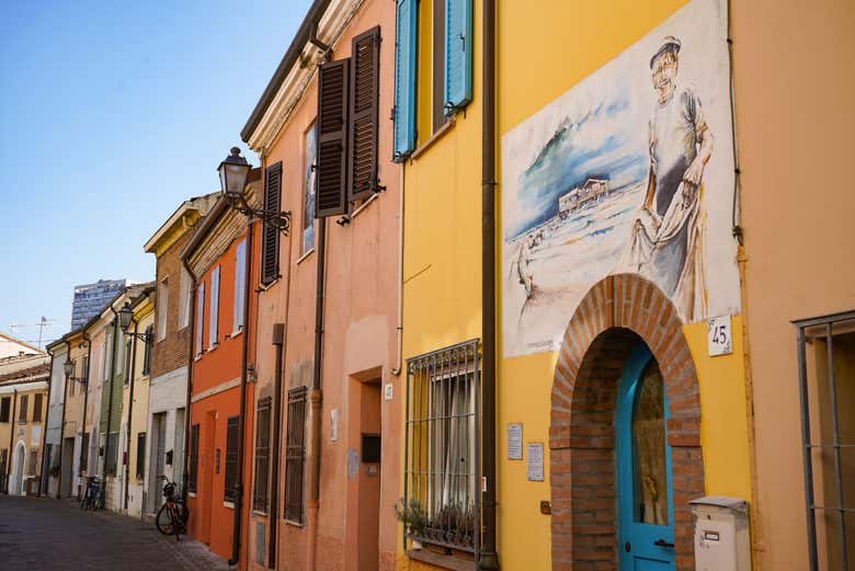 Fresques dans les rues de Rimini
