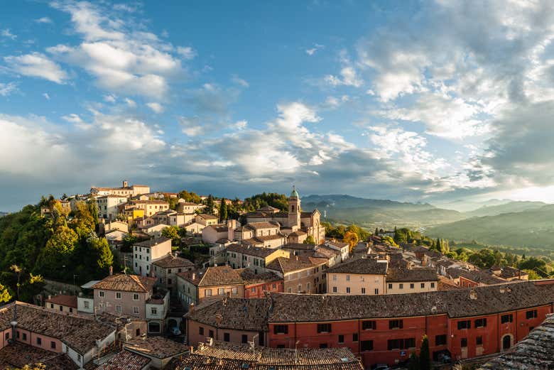 Vue depuis la Rocca Malatestiana de Verucchio