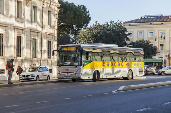 Ônibus entre o aeroporto de Ciampino e Roma