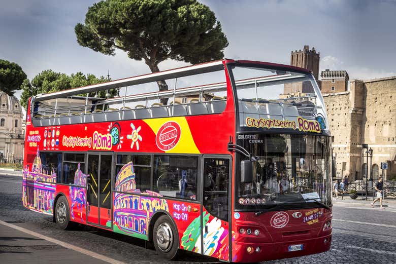 Autobus turistico di Roma