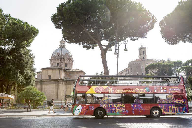 Visitando il centro di Roma