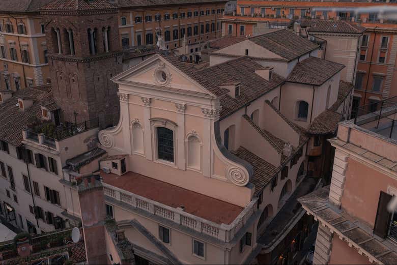 Vista dall'alto della Basilica di Sant'Eustachio