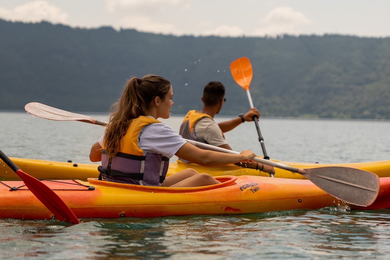 Tour en kayak por el lago Albano