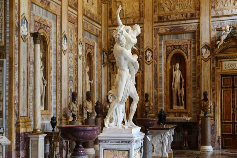 El rapto de Proserpina en la Galería Borghese